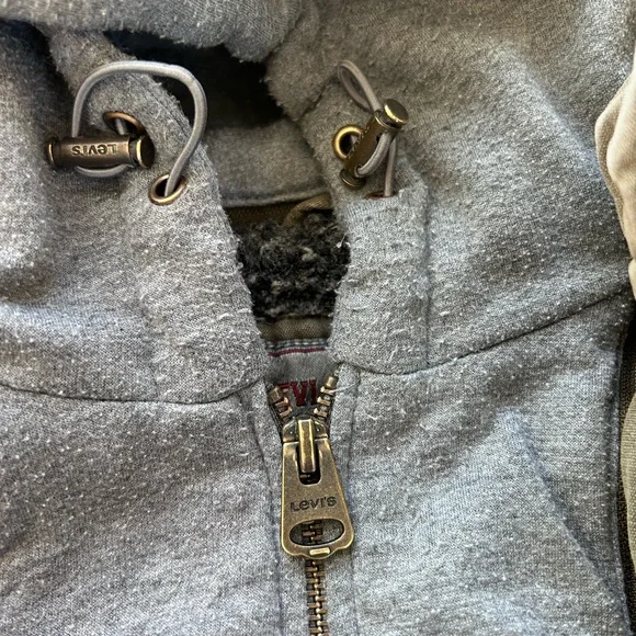 Levi’s military inspired utility work coat. Heavyweight. Canvas with Sherpa. XXL - Picture 11 of 16